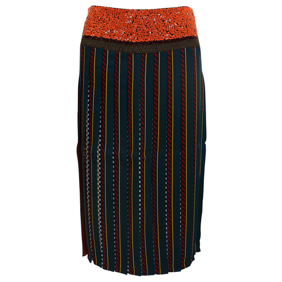 Tory Burch Multi-Colored Long Skirt Size 4 - Picture 1 of 2